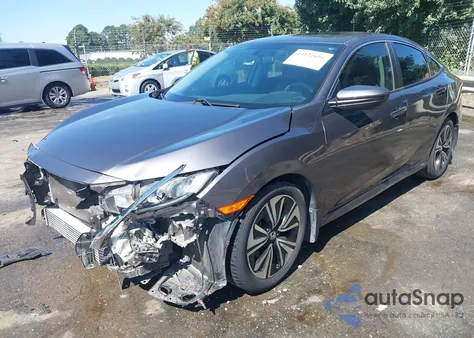 2017 Honda Civic Ex-T from USA, damaged, VIN 2HGFC1F3XHH635745